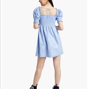 Hill House Home Athena Nap dress in light blue check